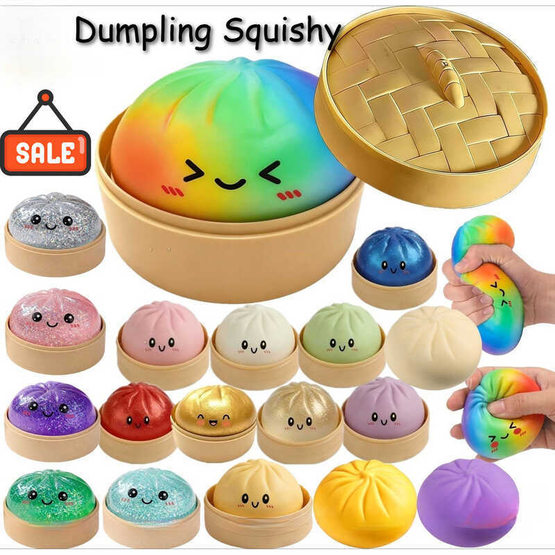 Dumpling Squishy slow-rising kawaii toy | Shopee MY