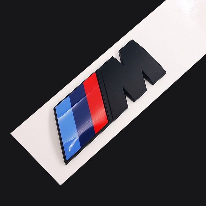 3D BMW M Sport Side Emblem Sticker Rear Badge Fender Logo Sporty Trim ...