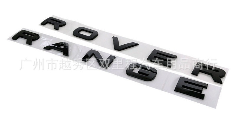 RANGE ROVER EVOQUE 3D Letter Emblem Sticker Car Side Fender Trunk ...