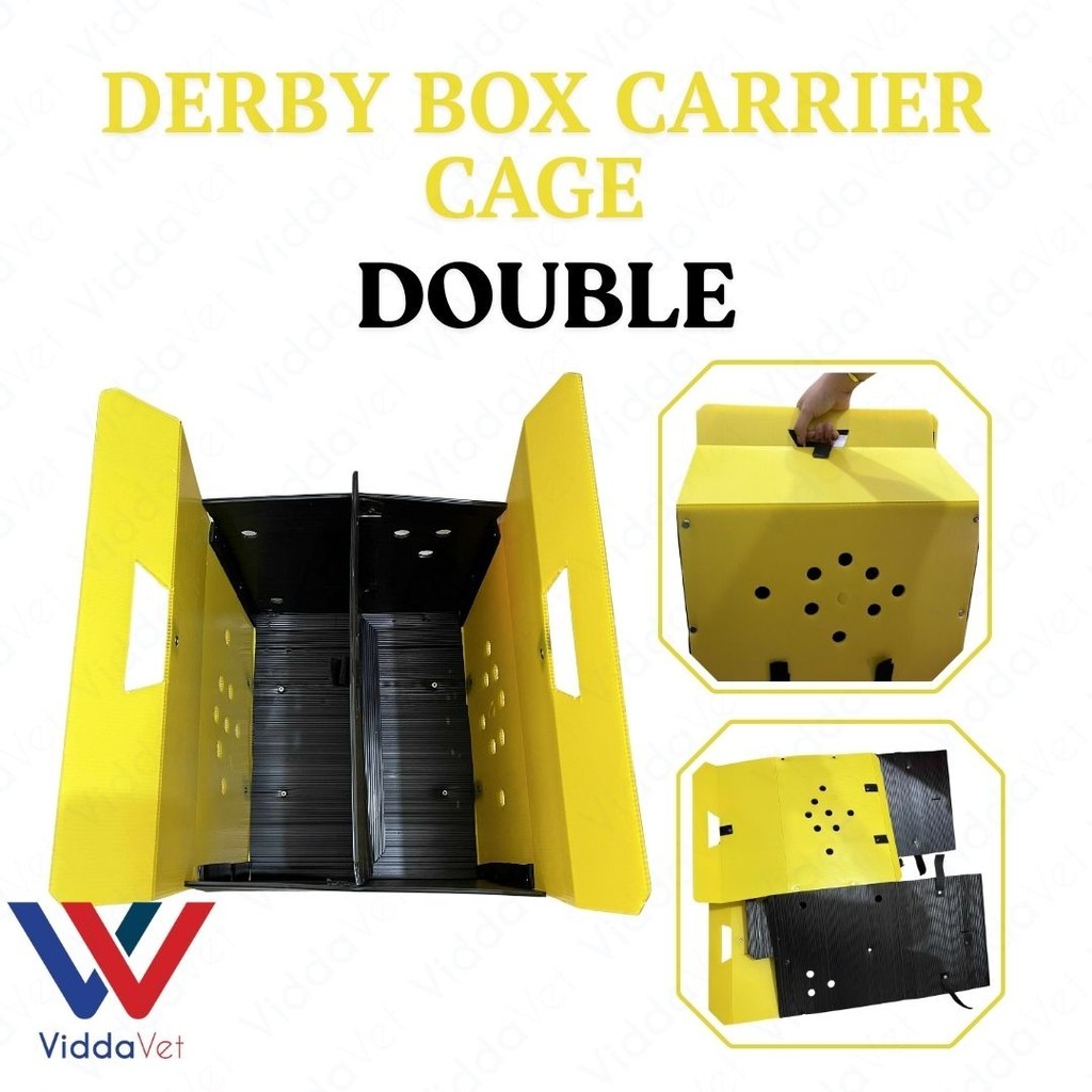 Portable Derby Box Single or Double Compartment Lightweight with Secure ...