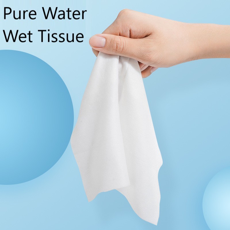 Wet Tissue Pure Water Hand Wipes Individual Packing Alcohol Free Muslim ...