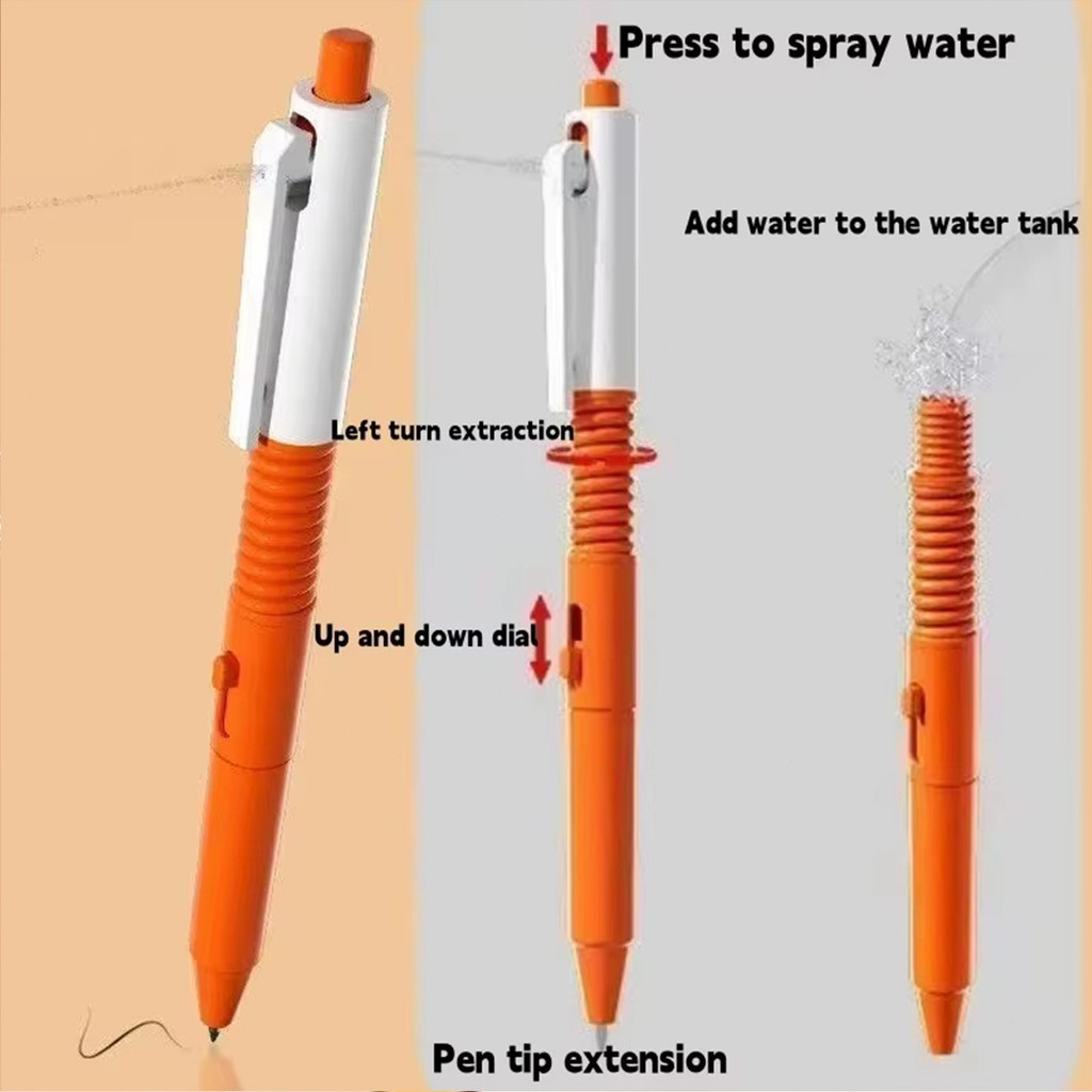 Pen Water Spray Pen Prank Toy for Kids Dual-Use Pens Funny Prank Toy ...