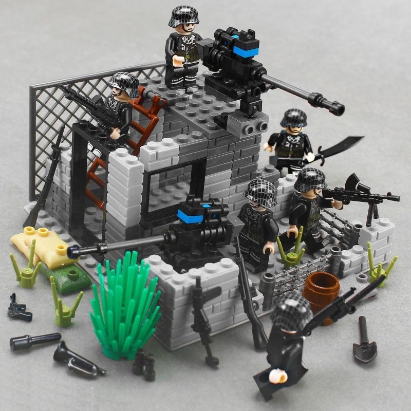 Compatible with Lego Military SWAT Special Forces Military Base Machine ...