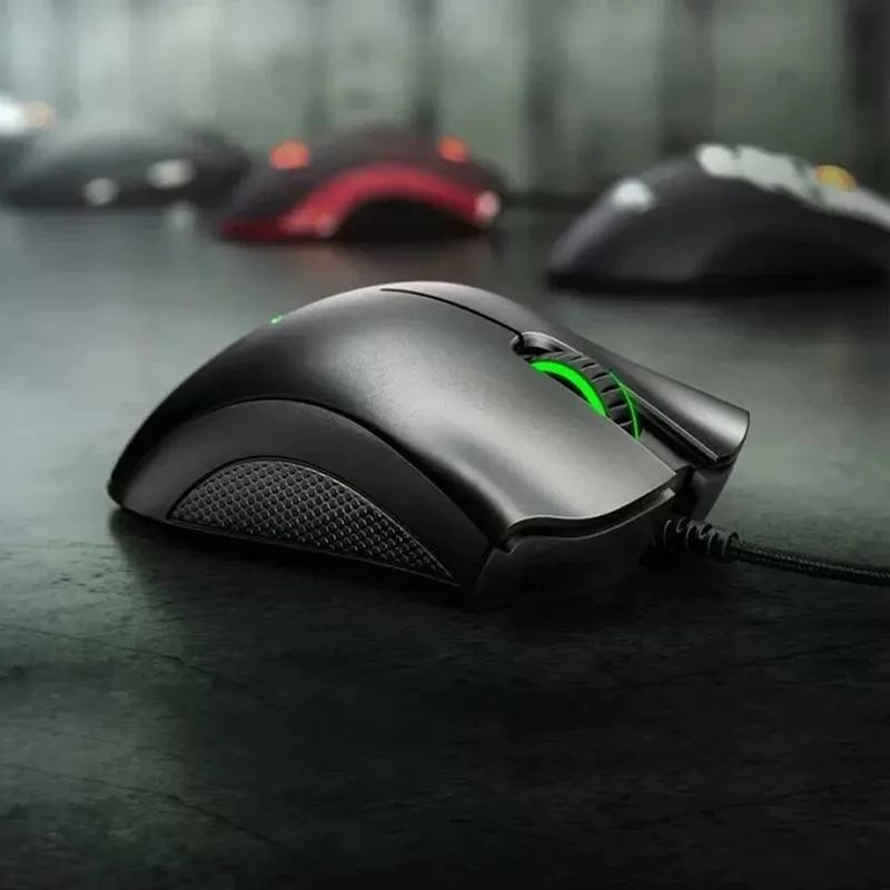 Original Razer DeathAdder Essential Wired Gaming Mouse Mice 6400DPI ...