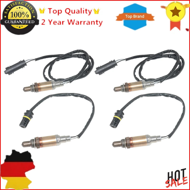 AP03 Front & Rear Oxygen O2 Sensors For BMW E60 E61 520i 525i 530i E46 ...