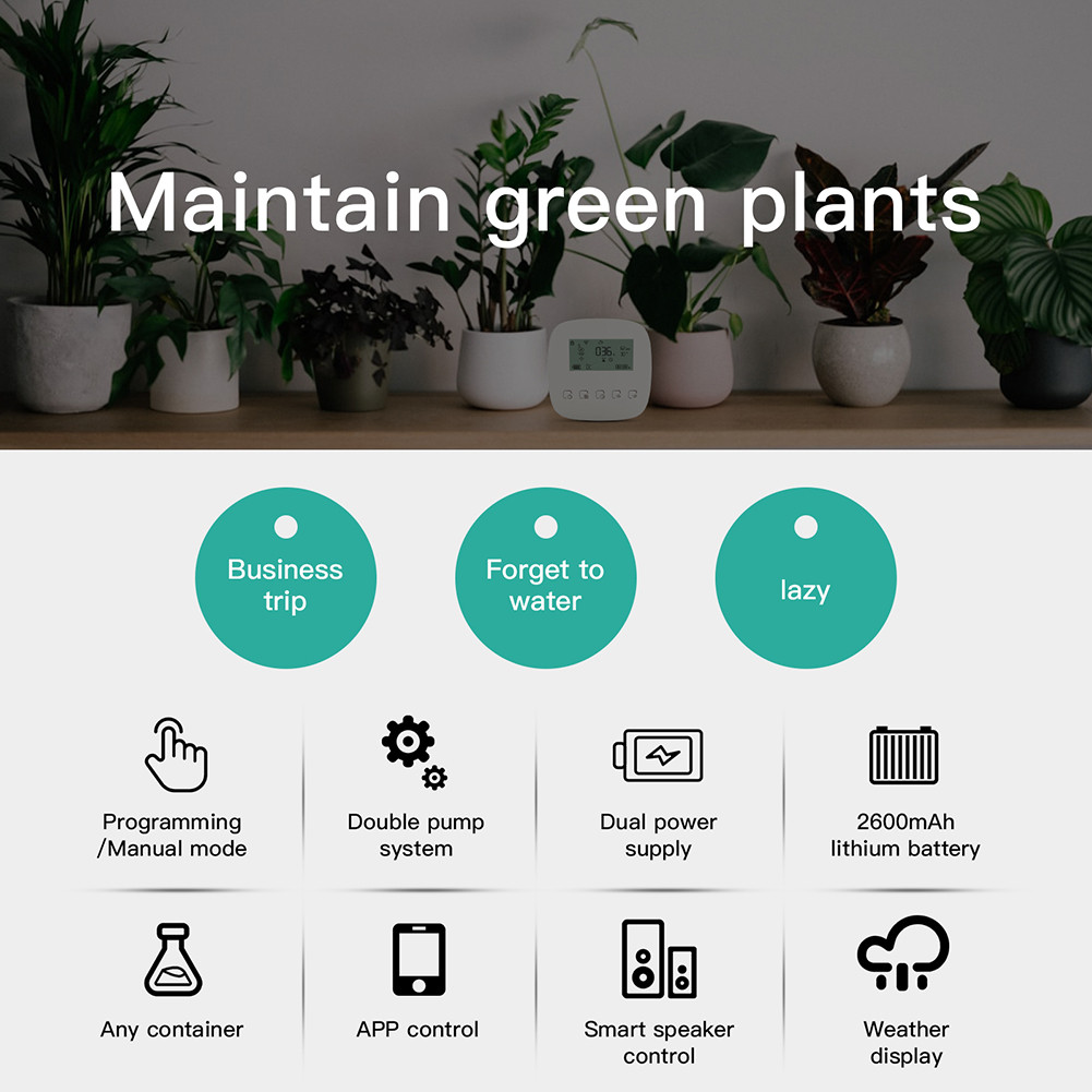 WiFi Tuya Smart Watering Machine Automatic Micro-drip Irrigation System ...