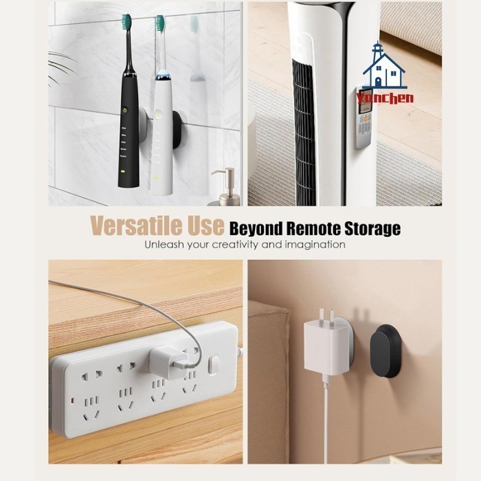 Powerful Silicone Magnetic Remote Control Wall-mounted Storage Holder ...