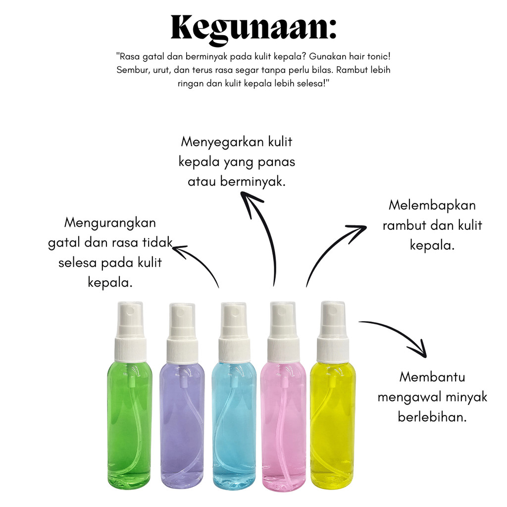 Borong Pelebat rambut Hair Toner/ Hair Tonic(Masalah Kelemumur/Kulit ...