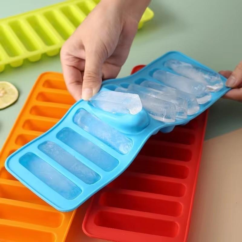 10 Grids Silicone Baking Mold Non-Stick Hot Dog Sausage Silicone Mold ...