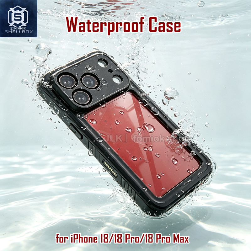 Shellbox 360 Protection Waterproof Phone Case Magnetic Shockproof Cover ...