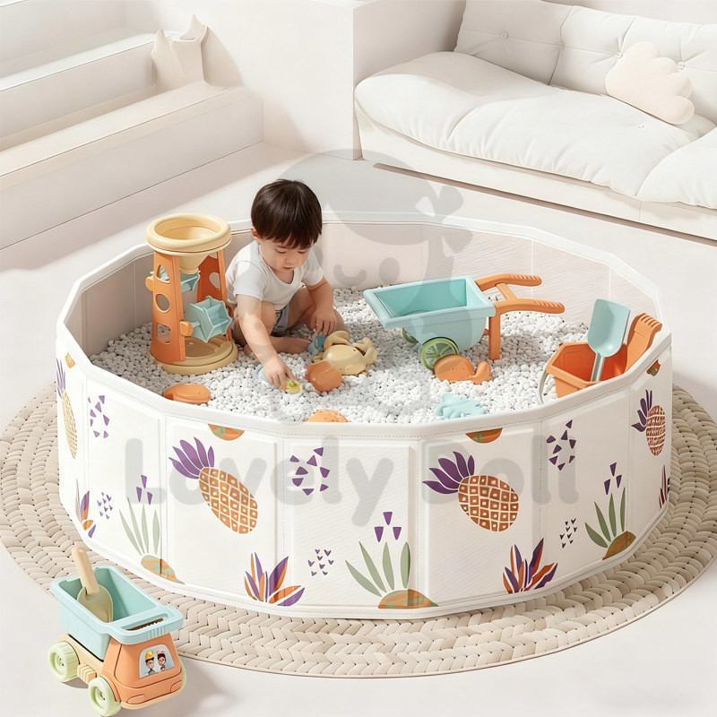 Indoor Outdoor Foldable Round Pool Kid Baby Ocean Ball Pool Playpen ...