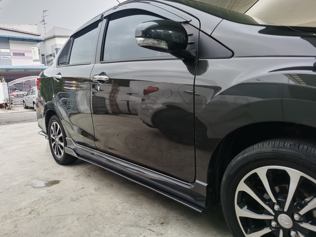 Perodua Bezza Front Bumper Diffuser Lip Wrap Angle Splitters Spoiler ...