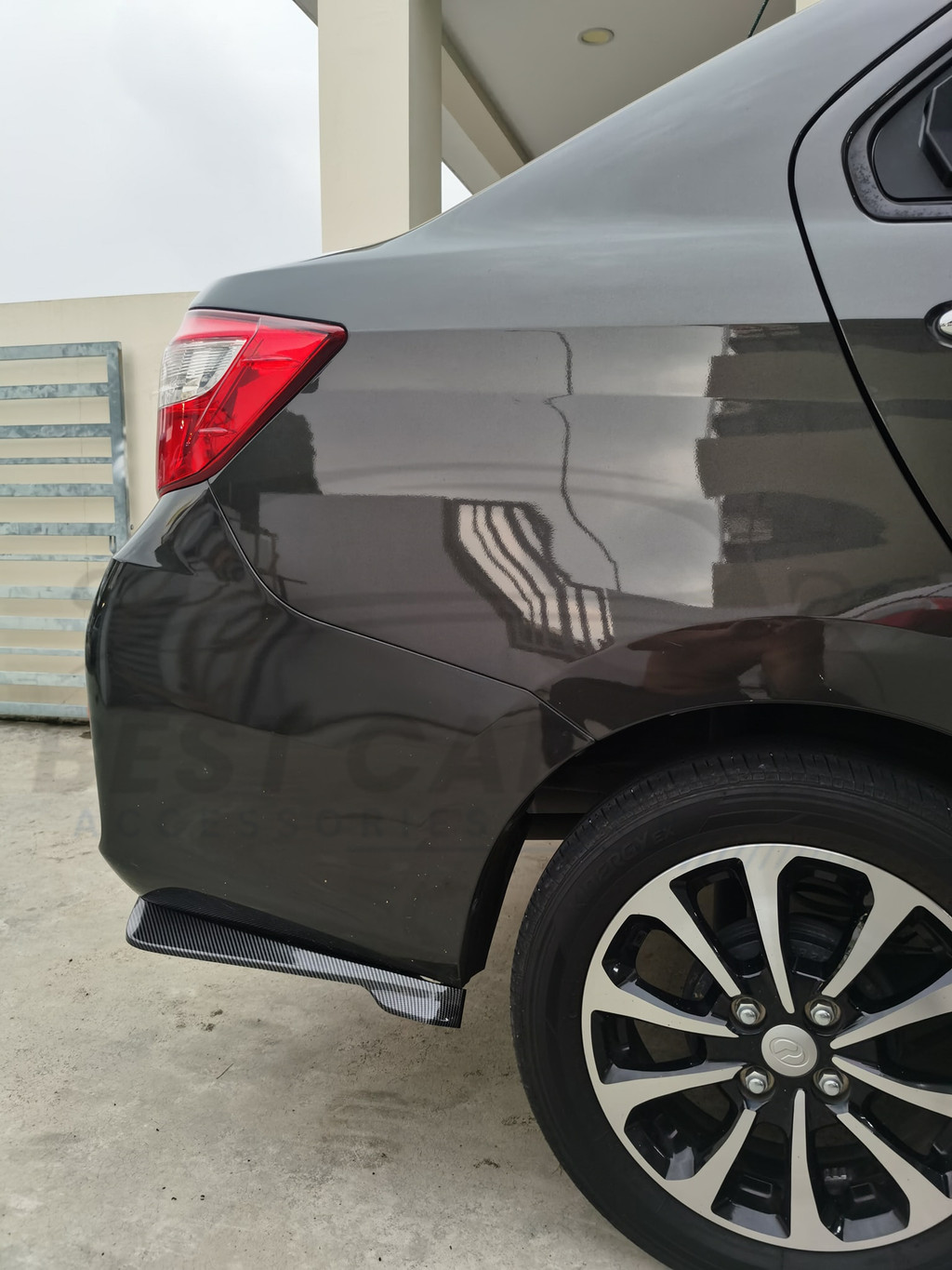 Perodua Bezza Front Bumper Diffuser Lip Wrap Angle Splitters Spoiler ...