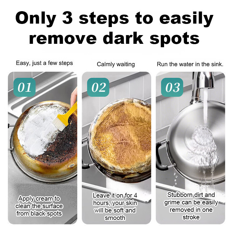 100%Authentic Pot Bottom Black Removal Seaweed Mud/Kitchen Cookware ...