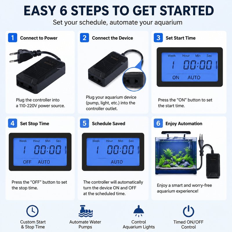 Fish Tank Time Control Switch Aquarium Equipment Accessory | Shopee ...