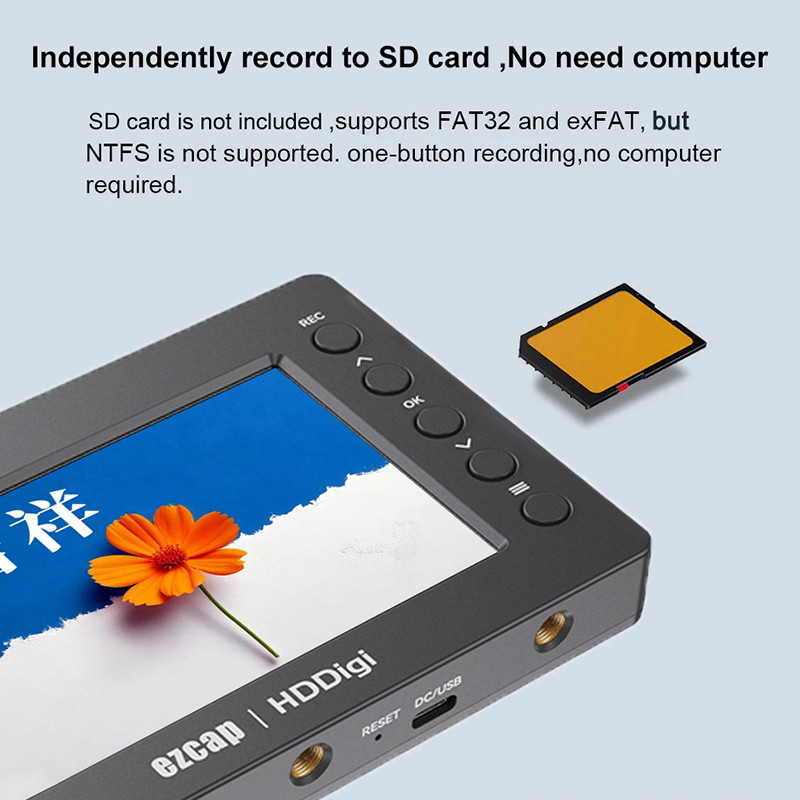Ezcap277 1080p HDMI Composite Video Capture Card Game Recorder One Key ...