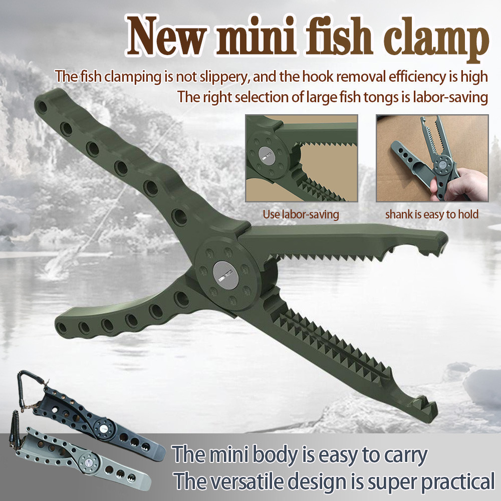 Fish Lip Grabber Fish Body Clamps with Nonslip Handle and Lanyard ...