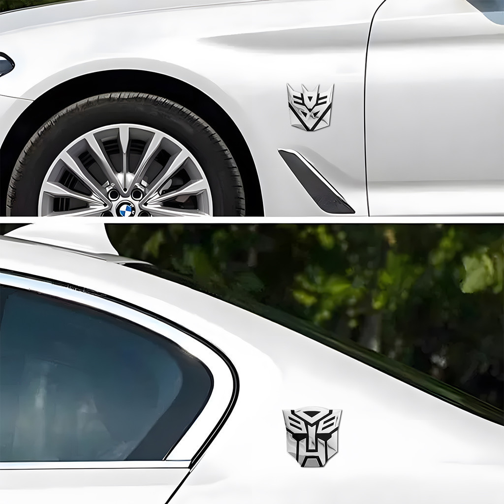 Transformers Autobots 3D Aluminum Sticker Auto Body Side Fender Emblem ...
