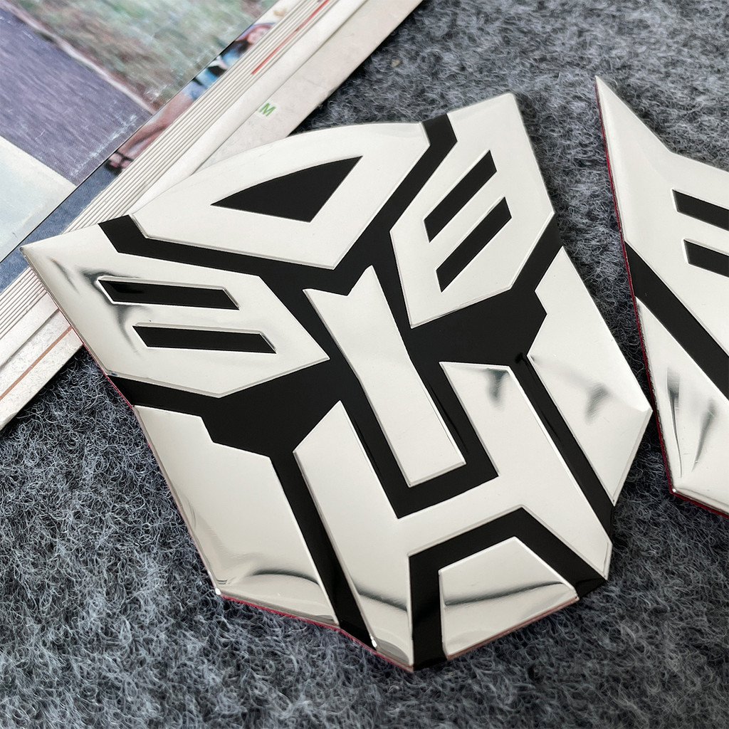 Transformers Autobots 3D Aluminum Sticker Auto Body Side Fender Emblem ...