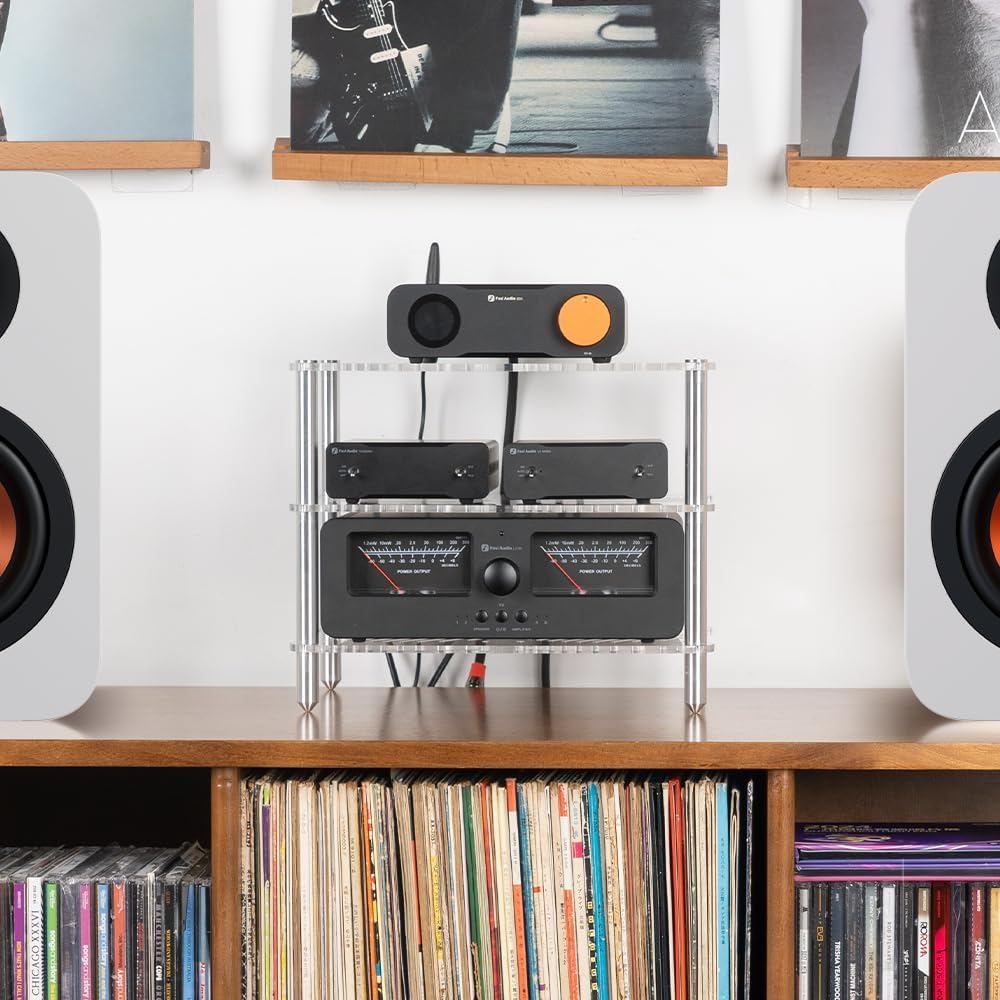 Fosi Audio Amplifier Rack HiFi Headphone Amplifier DAC Rack Desktop ...