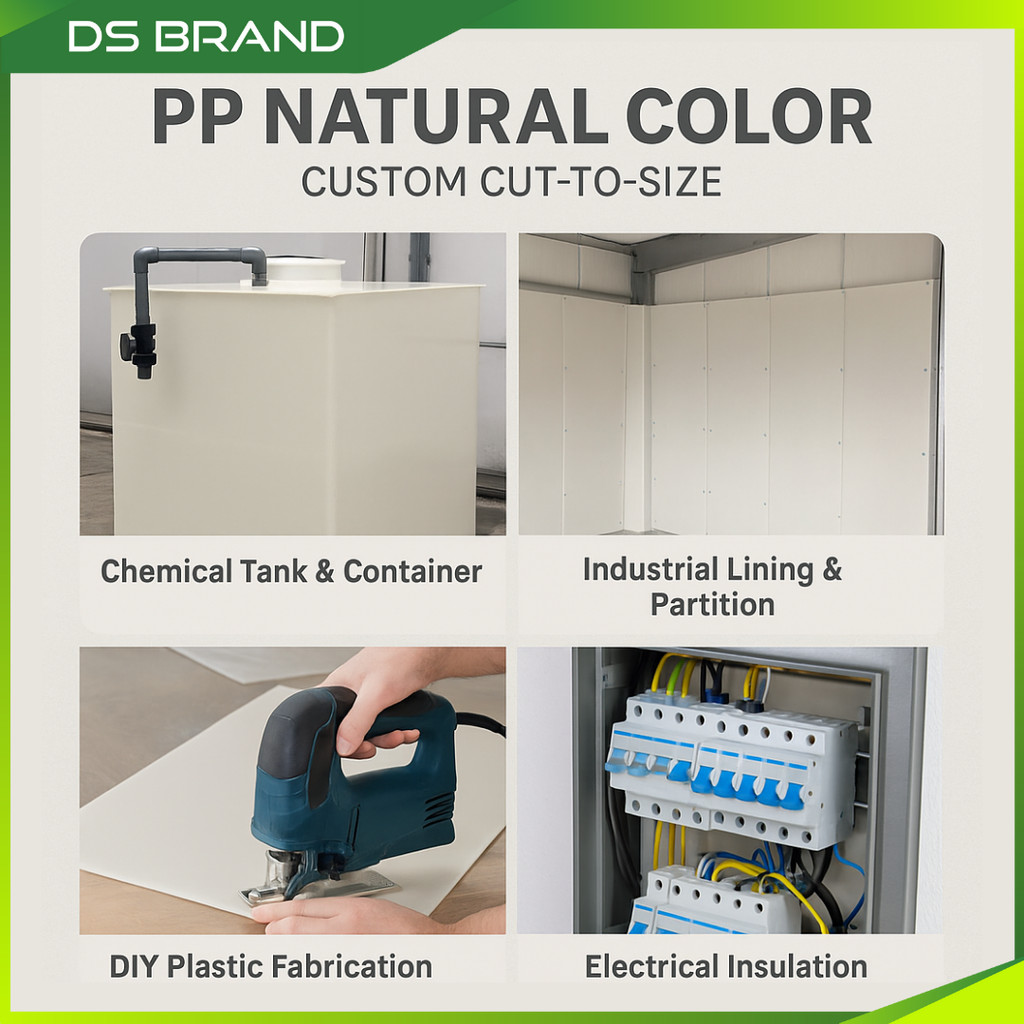 PP / Polypropylene / Natural / Custom Cut-to-Size / DS Brand M1 ...