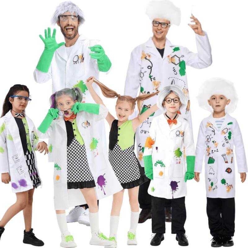 Halloween Campus Parent-Child Stage Costume cosplay Fun Lab Crazy ...