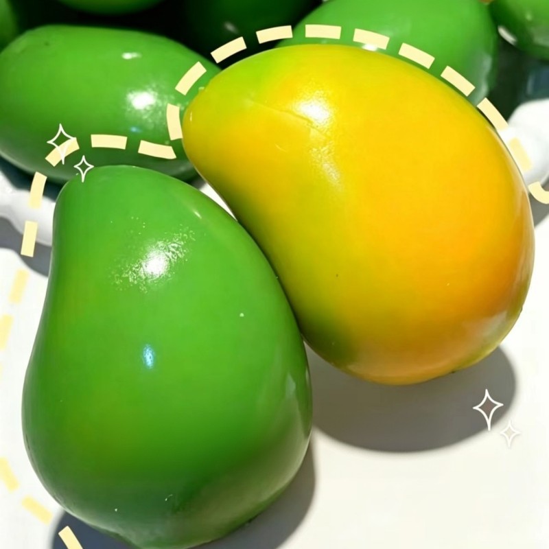 Handmade Mango Squishy Ball Crunchy Mango Color Changing Fidget Toy ...