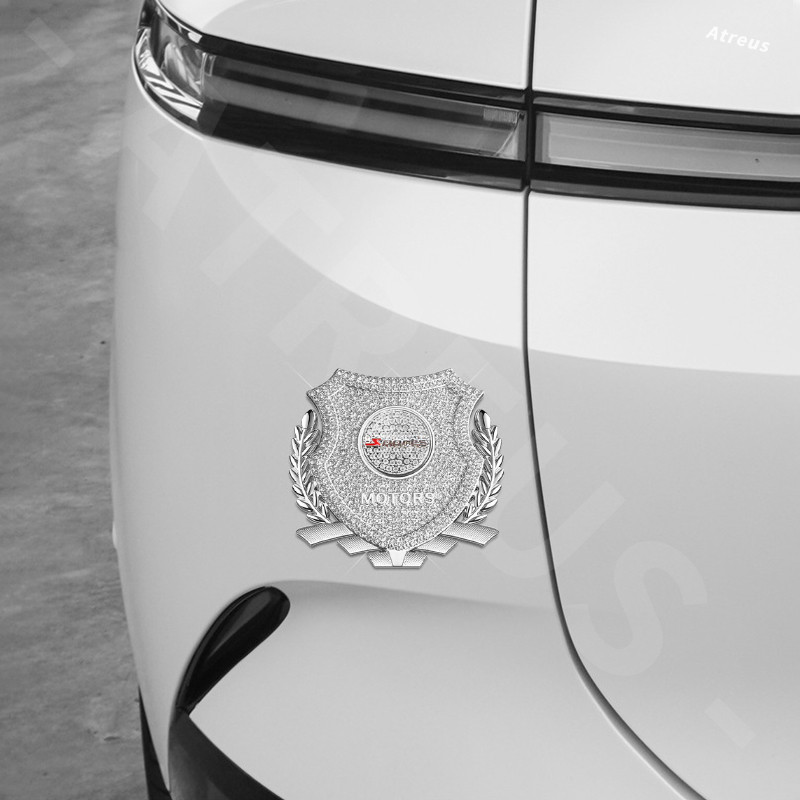 Geely Car Metal Decoration Sticker Car Logo Warning Stickers 3D Car ...