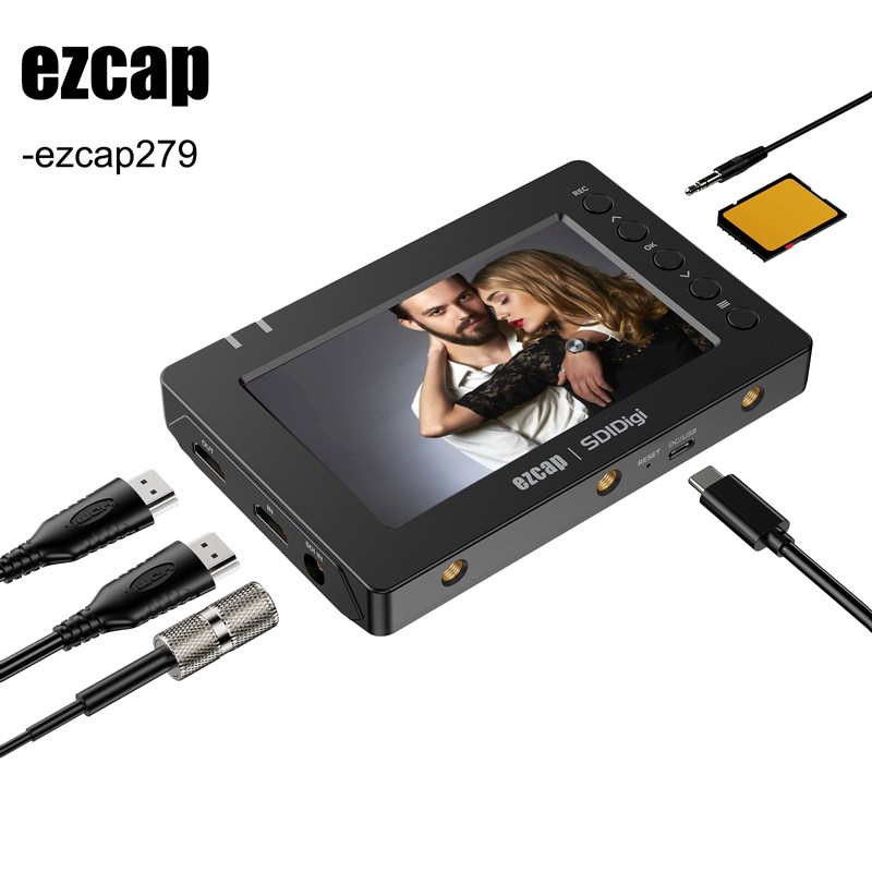 1080P60 HDMI Video Capture Card SDI Game Recorder Record To SD Card for ...