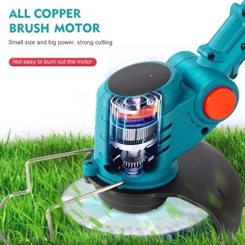 Germany Cordless fold Pemotong rumput 18000R lawn mower 9980VF Foldable ...