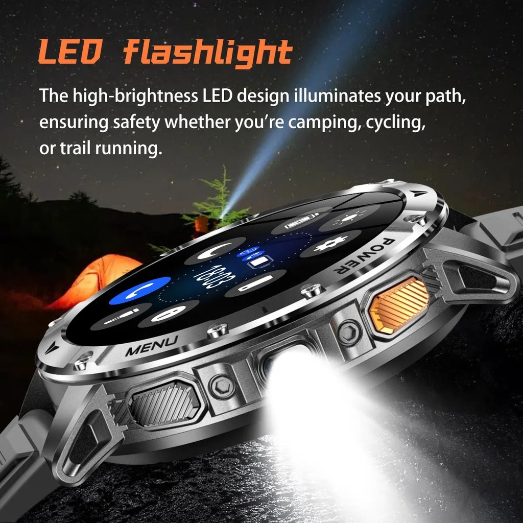 2026 New 1400mAh Clock 2.01' AMOLED Smart Watch Bluetooth Call ...