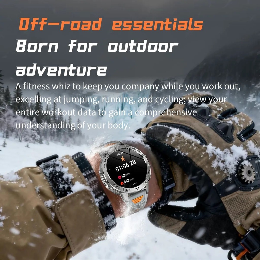 2026 New 1400mAh Clock 2.01' AMOLED Smart Watch Bluetooth Call ...