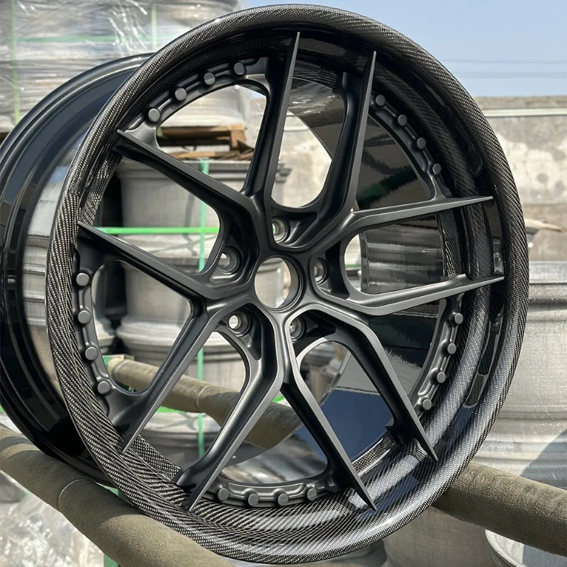 Forged Wheels 2 Piece Aluminum Alloy Rims 20 21 22 Inch Custom Carbon ...