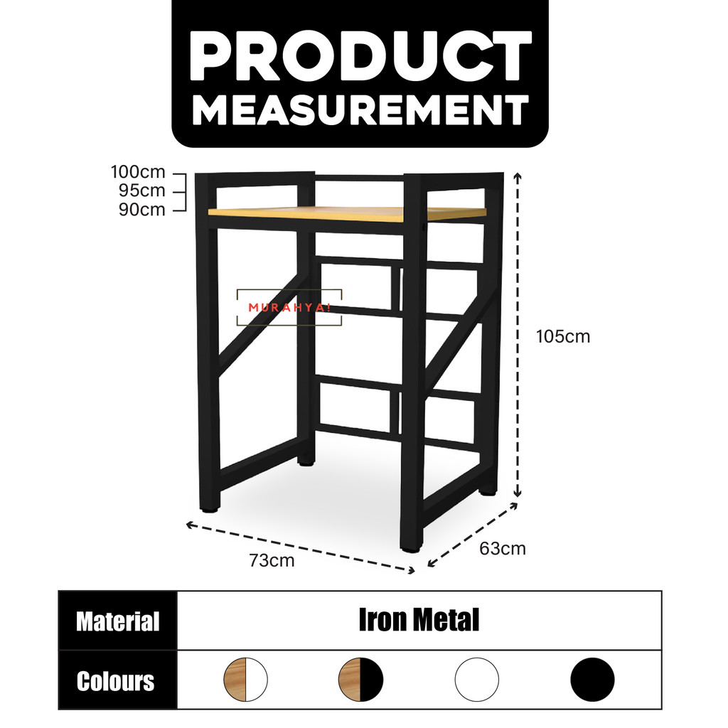 Washing Machine Rack Rak mesin Basuh Floor Balcony Storage Rack ...