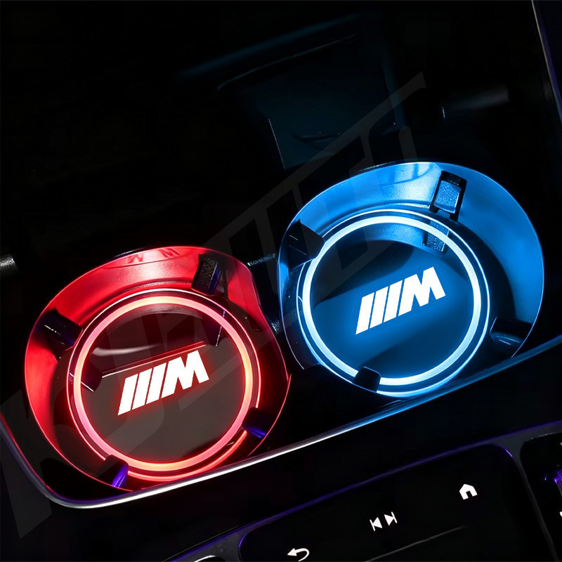 Jetour New 7 Color LED Car Cup Holder Light Luminous Coaster Water Cup ...