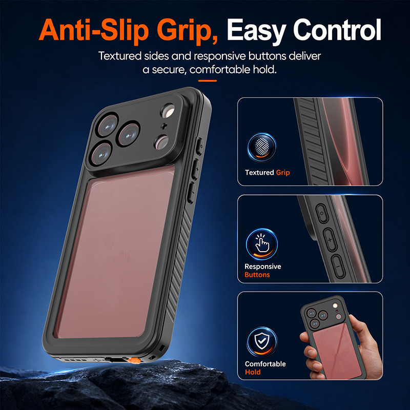 Shellbox 360 Protection Waterproof Phone Case Magnetic Shockproof Cover ...
