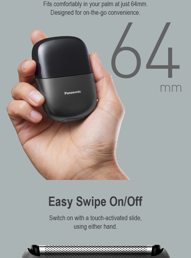 Panasonic x Hanpin 10.10 – PANASONIC ES-CM2B 2-BLADE PALM-SIZED SHAVER ...