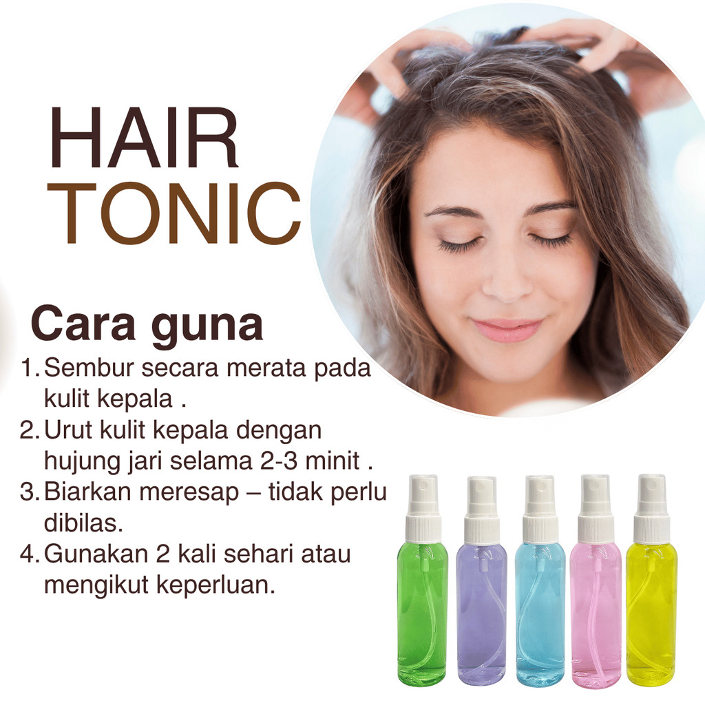 Borong Pelebat rambut Hair Toner/ Hair Tonic(Masalah Kelemumur/Kulit ...