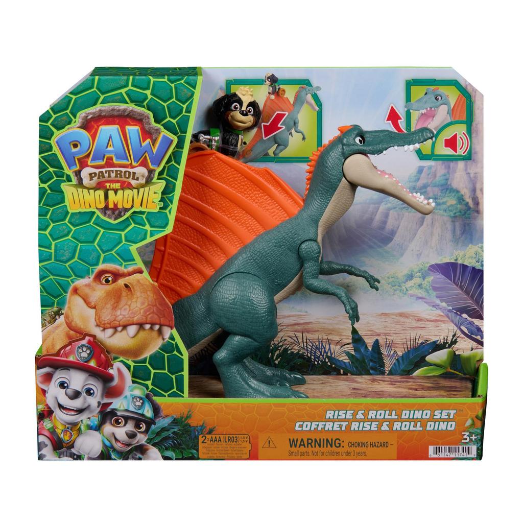 PAW Patrol The Dino Movie Rise & Roll Dino Set | Shopee Malaysia