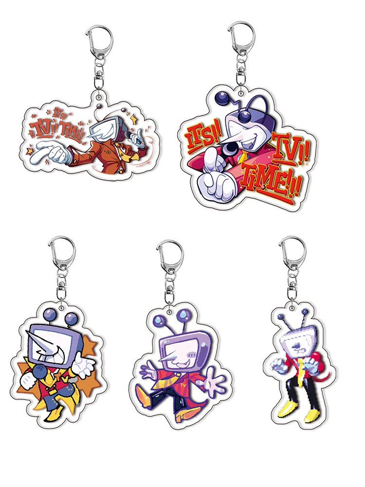 Game Keychain Deltarune Spamton Tenna Baby Meme Keychains for ...
