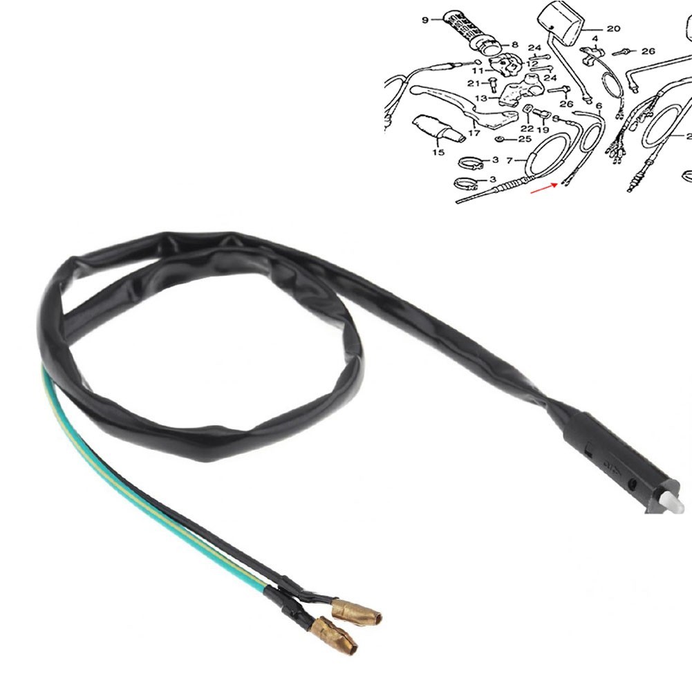 {MULSTORE}Universal Drum-type Single Motorcycle Disc Front Brake Line ...