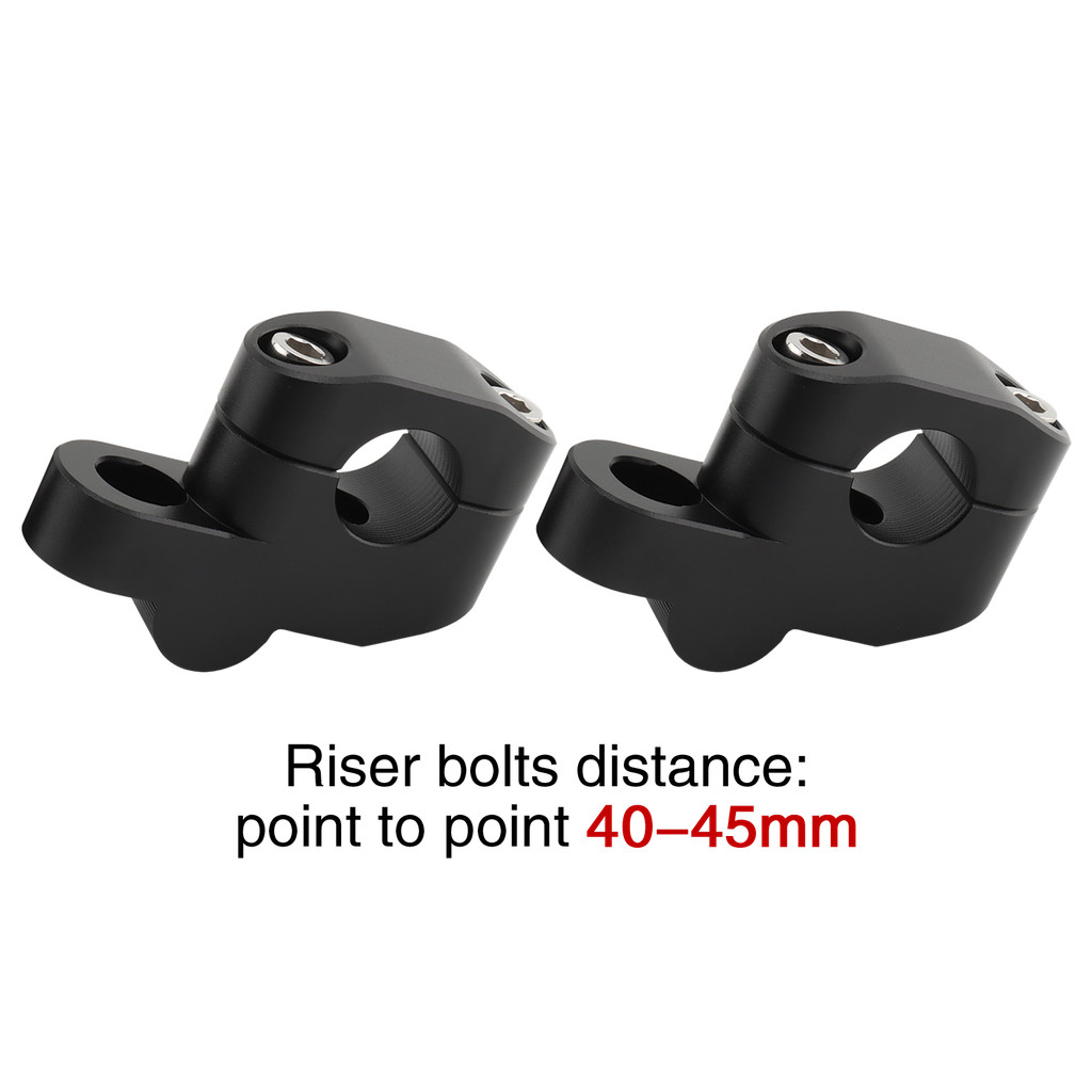 Universal Motorcycle 22mm 25mm 28mm Handlebar Risers Extension Back ...