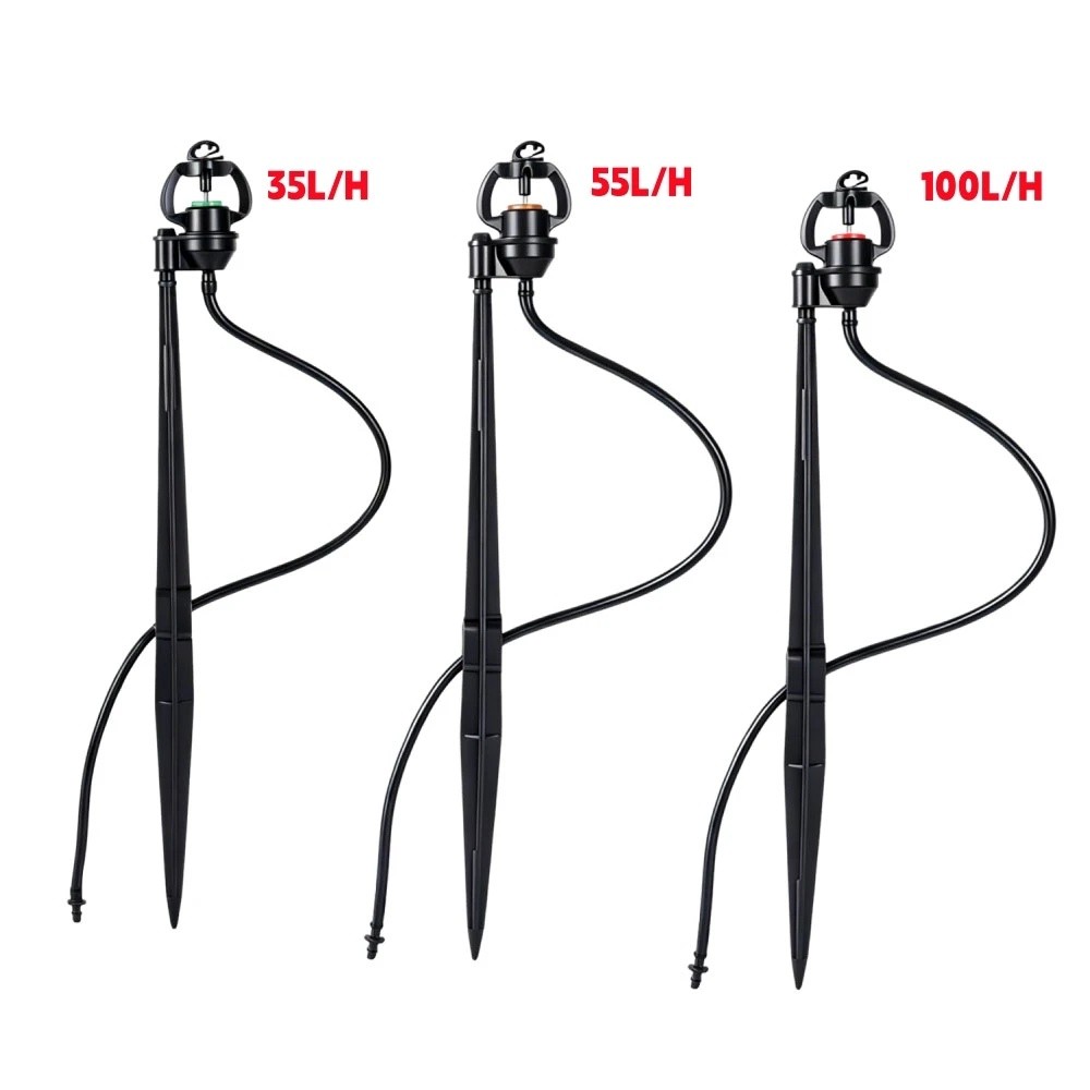 Ground-Mounted Micro-Sprinkler Irrigation System 35L/H 55L/H 100L/H ...