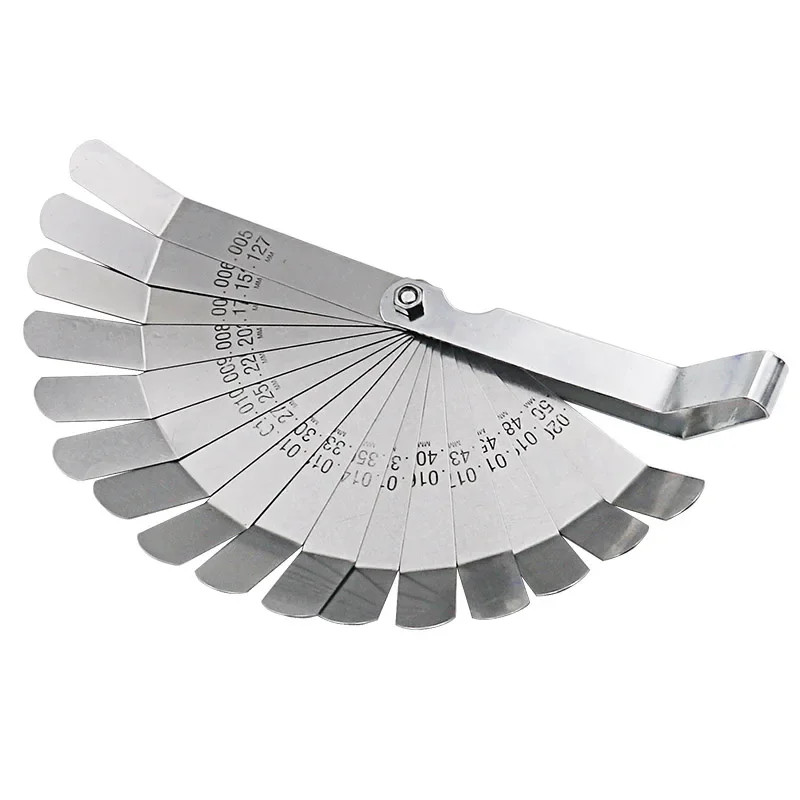 Offset Feeler Gauge Set Stainless Steel Offset Valve Feeler Gauge Clear ...