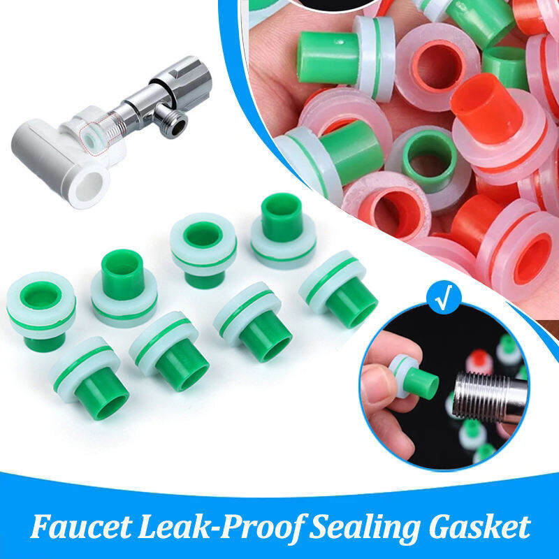 10Pcs Faucet Leak-proof Sealing Gaskets Silicone Washer Triangle Valve ...