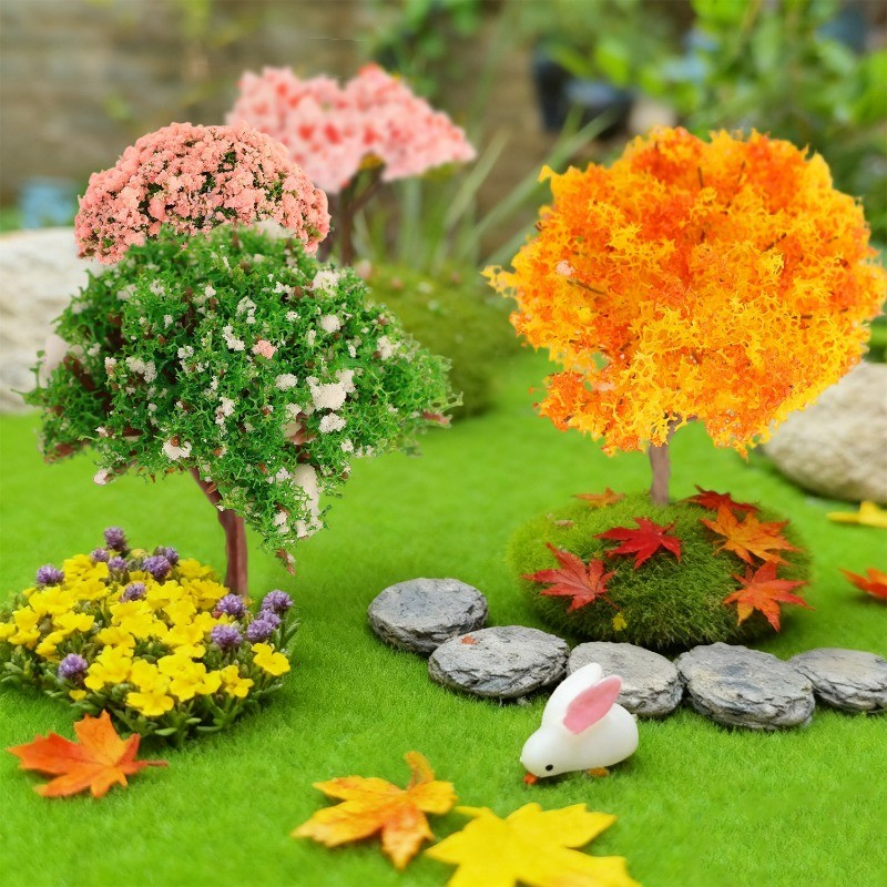 Tabletop Ornaments - Mini Artificial Landscape Trees - Model Trees ...