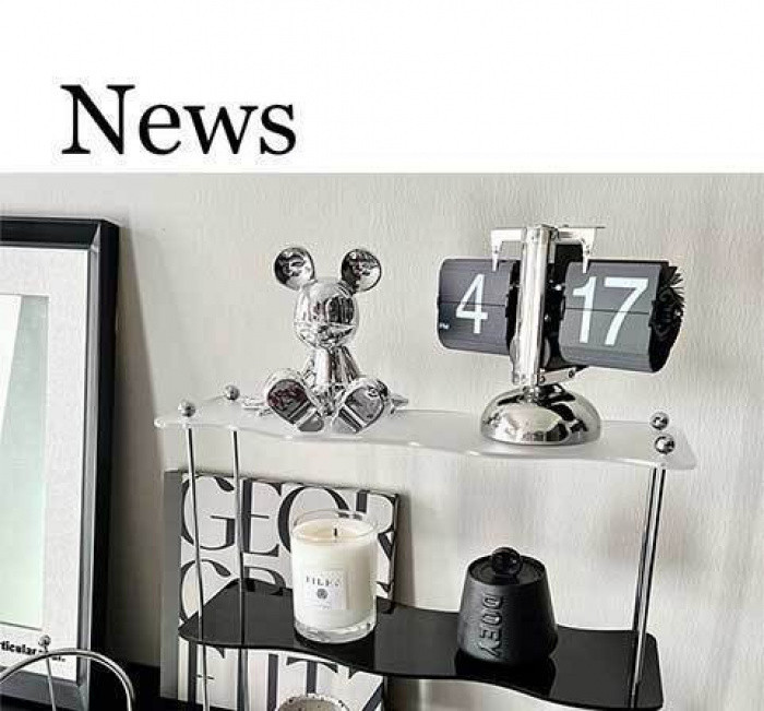 Nordic ins Style Three-Layer Contrast Color Shelf Desktop Multi-Layer ...