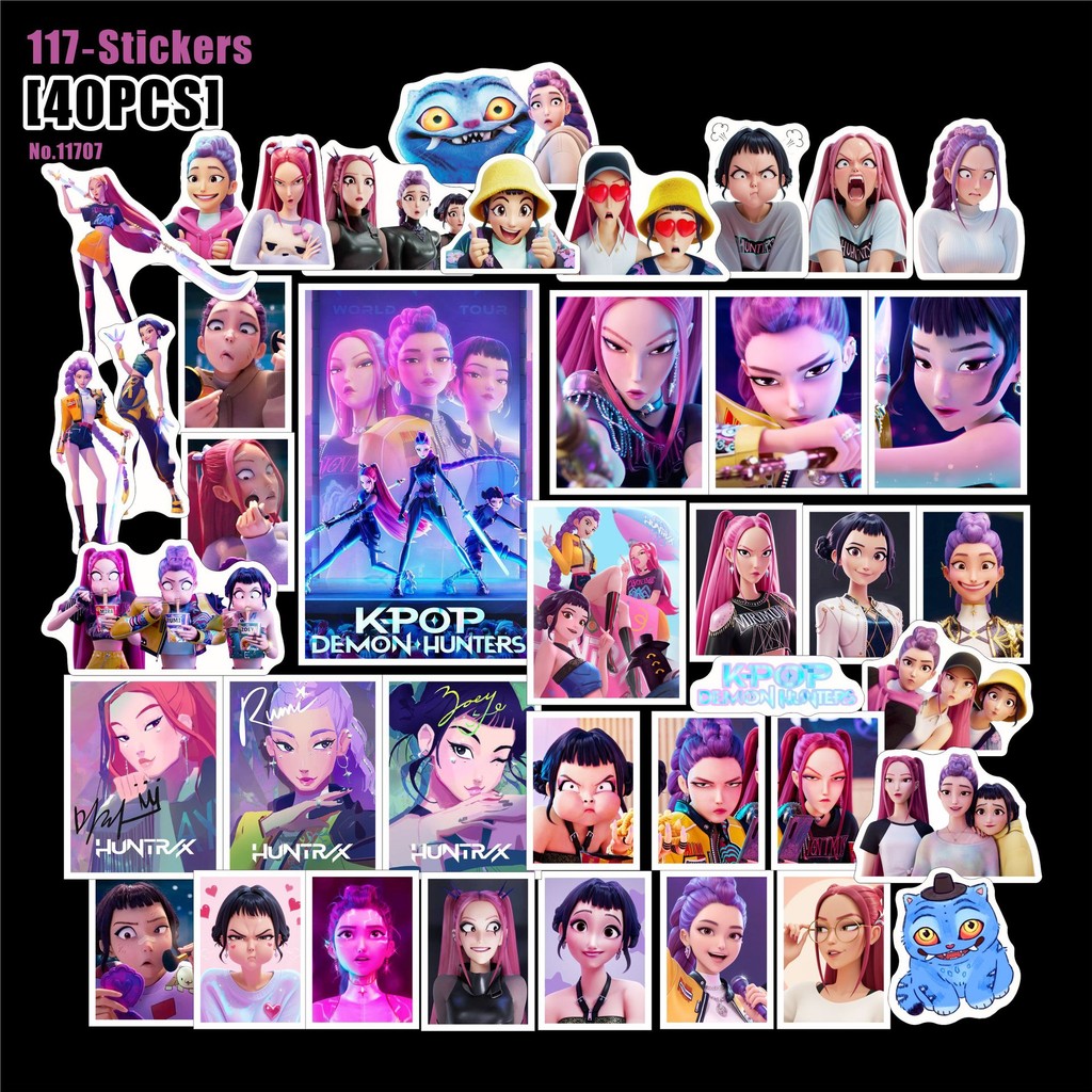30-92pcs KPop Demon Hunters Lomo Card Mira Rumi Zoey Tiger Photo Cards ...
