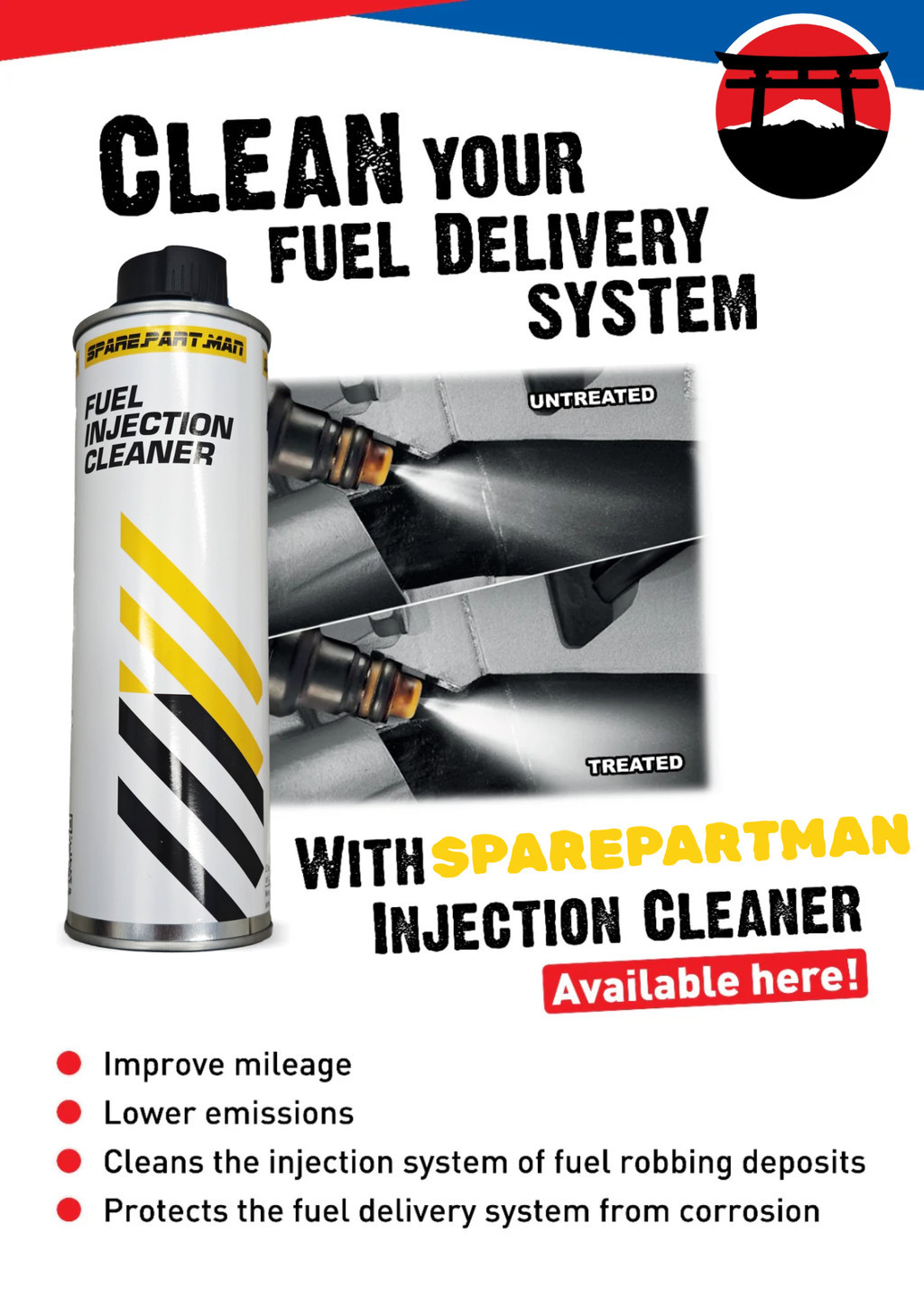 NW- Fuel System Injection Cleaner ( SparePartMan 300mL) Kereta Petrol ...