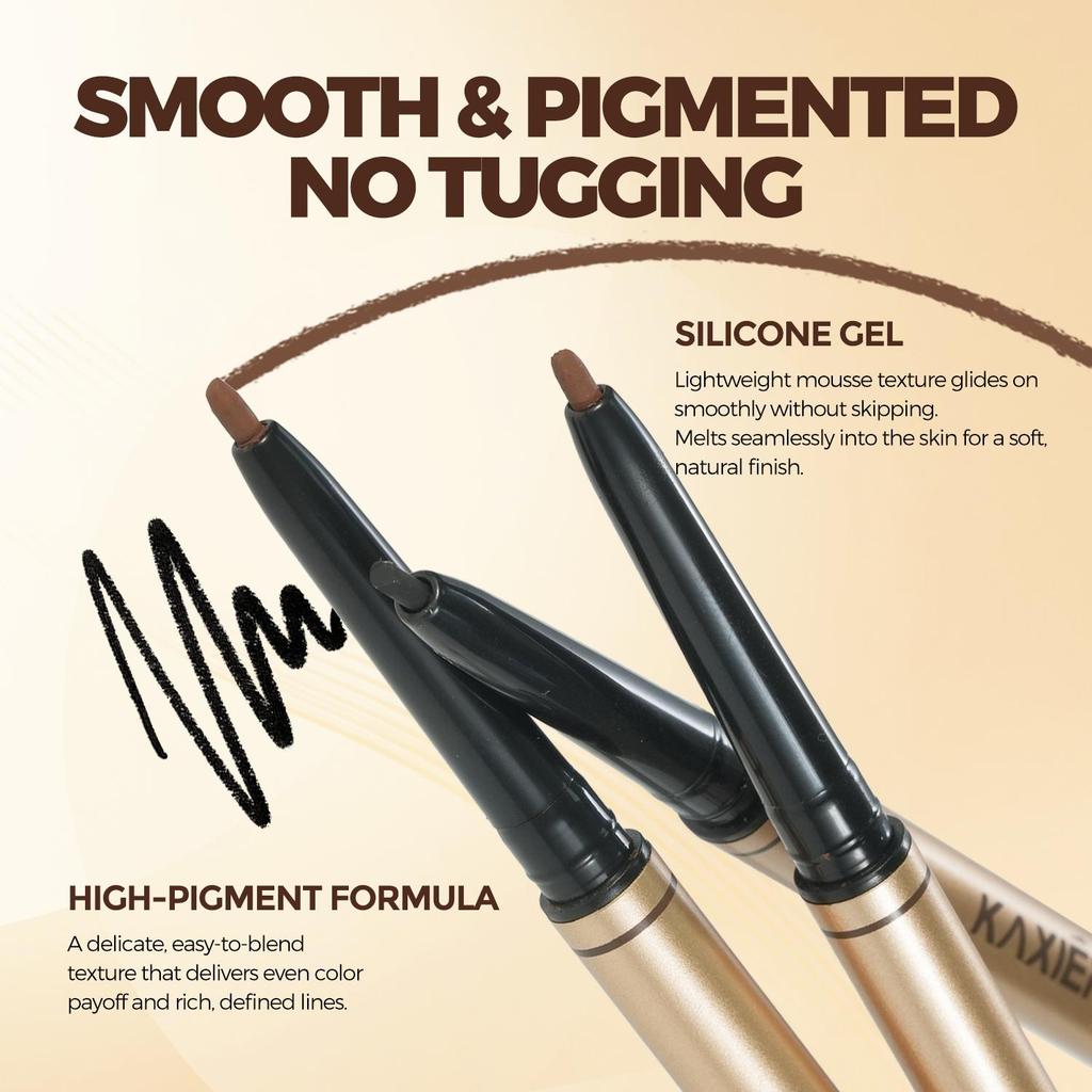 KAXIER Dual-Ended Eyeliner Slim Gel Eyeliner Pen Precisely Depicted ...